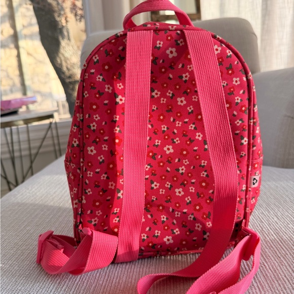 Kid mini Girl Floral Backpack - Red and Pink - Picture 3 of 3